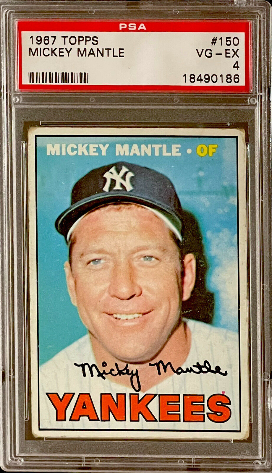 Mickey Mantle 1967 Topps (PSA) 4 VG-Excellent – Beverly Hills Swap