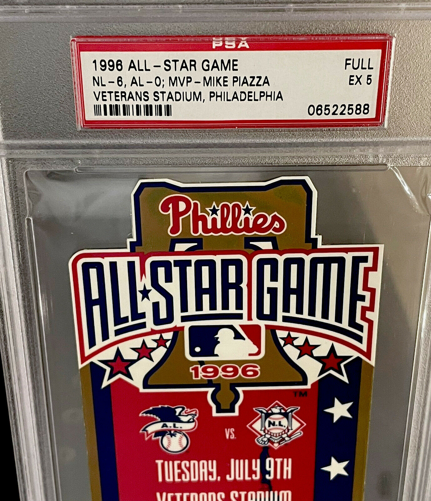 Vintage 1996 Philadelphia Phillies Veterans Stadium All Star Game Baseball  Bat  eBay