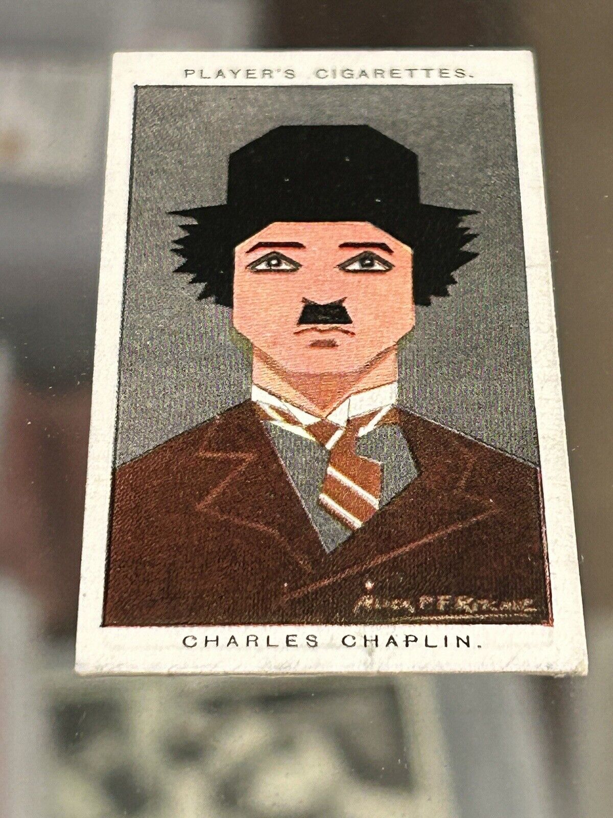 Charlie Card Baseball Meet Beverly Card Hills Vintage 1926 Chaplin Trading style Swap – Tobacco